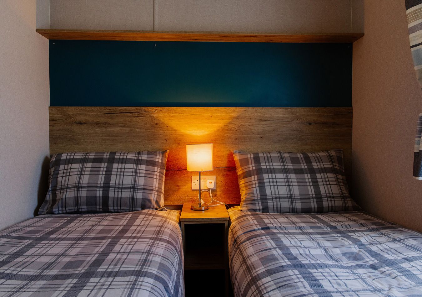 Caravan bedroom